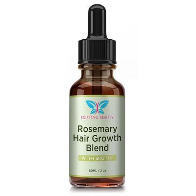 Rosemary Oil for Hair Growth - Biotin Natural Blend by Existing Beauty - Stimulates Scalp, Nourishes Roots, Promotes Thicker, Fuller Hair for Women Men - 2.02 fl oz by Existing Beauty