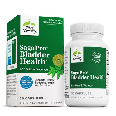 Terry Naturally SagePro Bladder - Bladder Support Supplement - Dietary Supplement with Angelica Leaf Extract - Vegan Capsules to Aid Urinary Tract Function Health - 30 Capsules