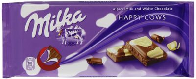 World&#39;s Best Milka Chocolate - Happy Cows, 10 Bars
