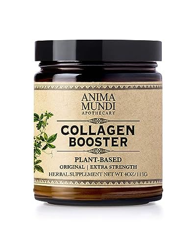 Anima Mundi Apothecary Vegan Collagen Powder - Plant-Based Organic Collagen Booster - Helps Support Collagen Keratin Production for Healthy Skin, Hair Bones (4oz113g)
