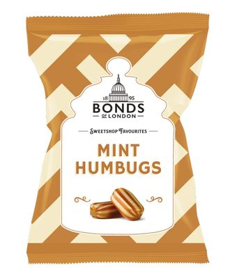 English Mint Humbugs Imported from The UK England The Very Best of British Mint Hamburgs British Candy Sweets - Set of 2