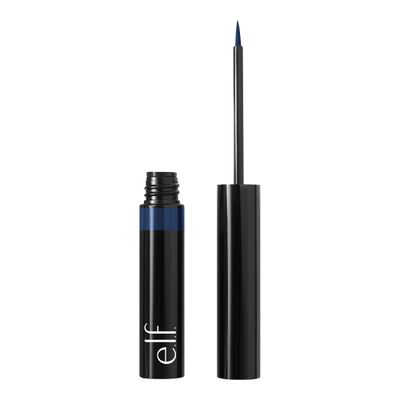 e.l.f. H2O Proof Inkwell Eyeliner Pen, High-pigment, Waterproof Liquid Eyeliner, Delivers A Matte Finish, Vegan Cruelty-free, Navy Baby