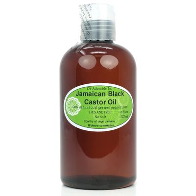 Dr Adorable - 8 oz - Jamaican Black Castor Oil - Pure Natural Organic Strengthen Grow Restore Hair Care