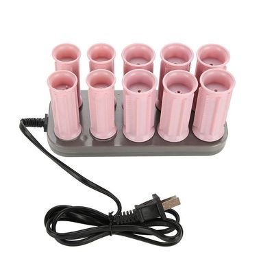 Dioche Professional Electric Heated Roller Hot Rollers, Home handheld Curling Roll Hair Tube Hair Styling Tool 220V 10Pcs(Basic)