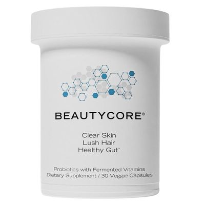 Beautycore Daily Beauty Supplement - Collagen Biotin Hyaluronic Acid Probiotics - Skin, Hair Gut Health - Clean, Clinically Backed, 30 Servings