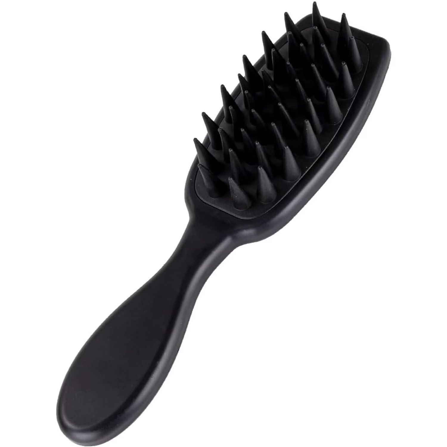 Scalp Massager and Exfoliator, Silicone Hair Scrubber with Long Handle for Hair Growth and Dandruff Removal, Shampoo Brush and Hair Shower Comb