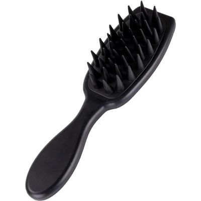 Scalp Massager and Exfoliator, Silicone Hair Scrubber with Long Handle for Hair Growth and Dandruff Removal, Shampoo Brush and Hair Shower Comb