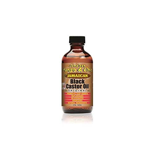 Jamaican Mango Lime Black Castor Oil Original 4 Oz,Pack of 2