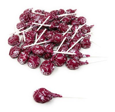 Red Raspberry Tootsie Pops Bulk Candy 50 Count Lollipops Suckers Variety Value Pack Aprox. 2.25 lbs (36 Oz)