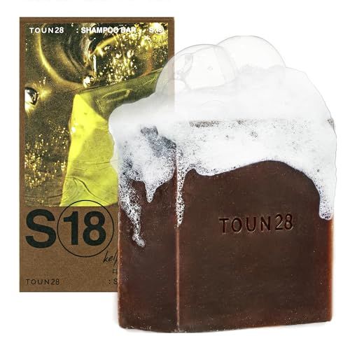 TOUN28 Volumizing Natural Kelp Shampoo Bar for Hair Growth, Strengthening Thickening Solid Shampoo Bar for All Hair Types, Vegan, Paraben Sulfate Cruelty-Free Bar Soap Korean Haircare