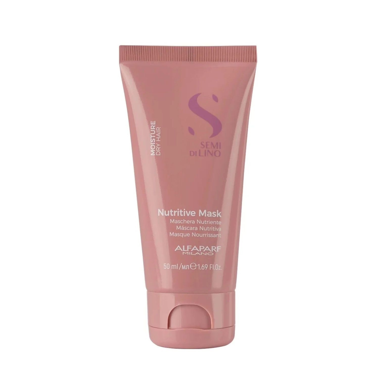Alfaparf Milano Semi Di Lino Moisture Nutritive Travel Size Mask for Dry Hair, 1.69 fl. oz.