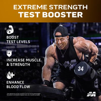 MuscleTech Testosterone Booster for Men, AlphaTest (150 Capsules) - Workout Testosterone Supplement for Men - Sports Nutrition Testosterone Booster for Endurance, Strength Muscle Builder