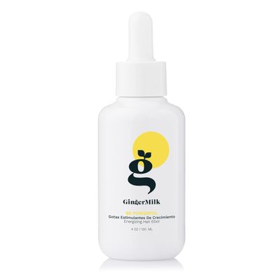 Ginger Root Extract Growth Stimulating Drops and Hair Loss Control Serum Vegan Energizing Hair Elixir Be Powerful (4 fl oz)