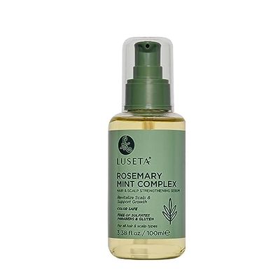 Luseta Rosemary Oil for Hair Growth - Strengthening and Moisturizing Formula for Thinning, Damaged Hair and Split Ends - Color Safe (3.38oz)
