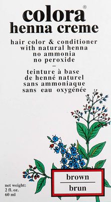 Colora Henna Creme Hair Color Brown 2oz (3 Pack)