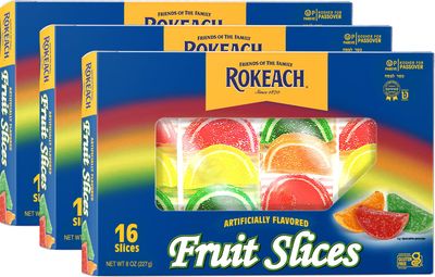 Fruit Slices, Kosher For Passover 8 Ounce (Pack of 3)