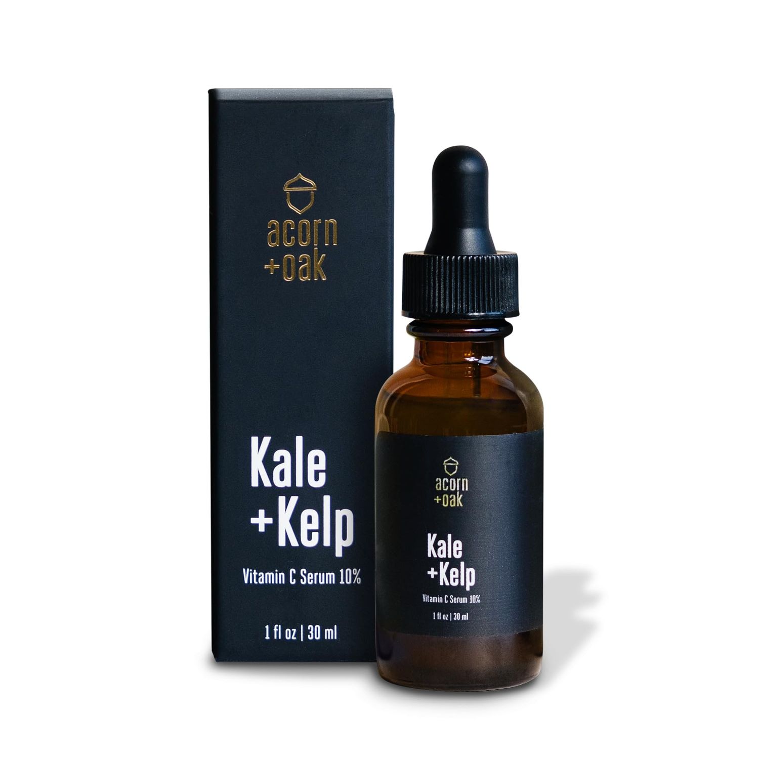 acorn oak Vitamin C Face Serum - Natural Anti-Aging Serum with 10 Vitamin C, Aloe, Niacinamide, Hyaluronic Acid, Soothing Skin Care, Firms Evens Skin Tone, Dark Spot Remover for Face (1 fl oz)