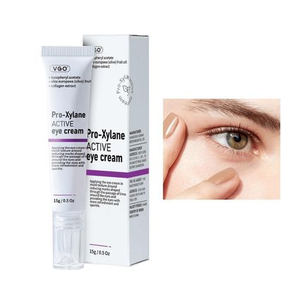 VGO Eye Cream 2 Pro-Xylane Eye Repair Cream for Dark Circles Puffiness Under Eyes, Pro Xylane 6D Hyaluronic Acid to Firm Skin, Reduce Wrinkles, Fine Lines, 15g0.5 Oz
