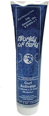 World Of Curls Curl Activator Conditioner Oil Sheen for Regular Hair, 6 Oz