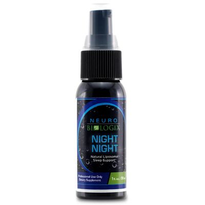 Night Night Liposomal Spray - Non-Habit-Forming Sleep Supplement with Melatonin GABA - Fast-Absorbing Sleep Spray to Promote Rest, Relaxation Positive Mood - Allergen-Free Vegan