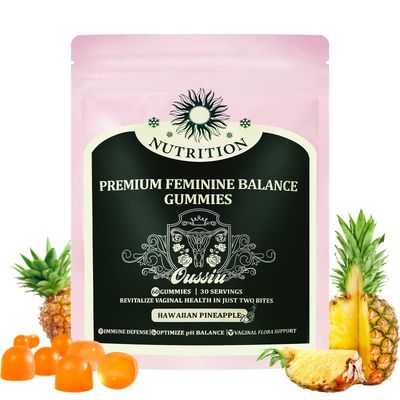 Taeci Premium Feminine Balance Gummies for Women&#39;s Health - Hawaiian Pineapple Flavor, Supports Vitality Gut HealthNew Packaging