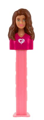 PEZ Barbie Candy Dispenser Brown Hair Barbie PEZ Candy Dispenser With Candy Refills Barbie Party Favors, Grab Bags