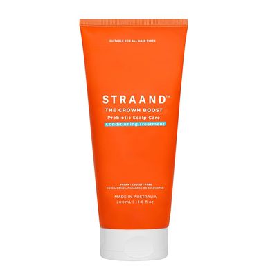 Straand Crown Boost Conditioning Treament - Hydrating Hair Mask or Daily Deep Conditioner for Dry Damaged Hair Scalp Detox - Sweet Almond Oil for Healthy, Shiny Hair - Vegan (6.8 oz)