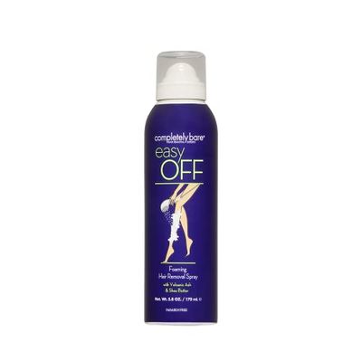 completely bare easy OFF Foaming Hair Removal Spray - Moisturizing Shea Butter Aloe Vera