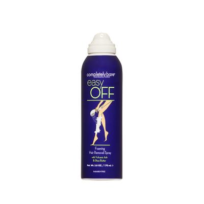 completely bare easy OFF Foaming Hair Removal Spray - Moisturizing Shea Butter Aloe Vera