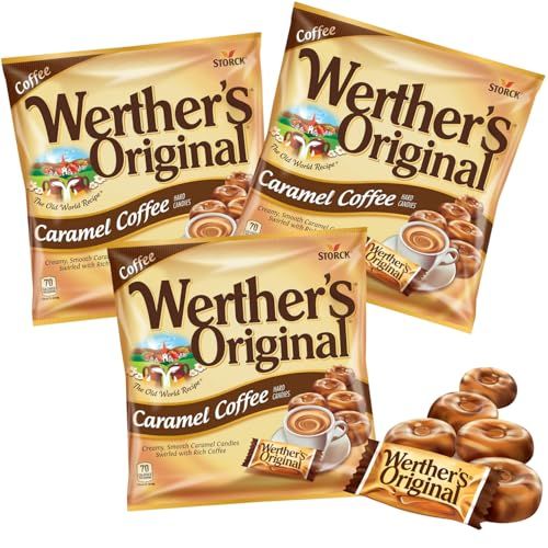 Werther&#39;s Original Hard Caramel Coffee Candy 2.65 OZ (3 Pack)