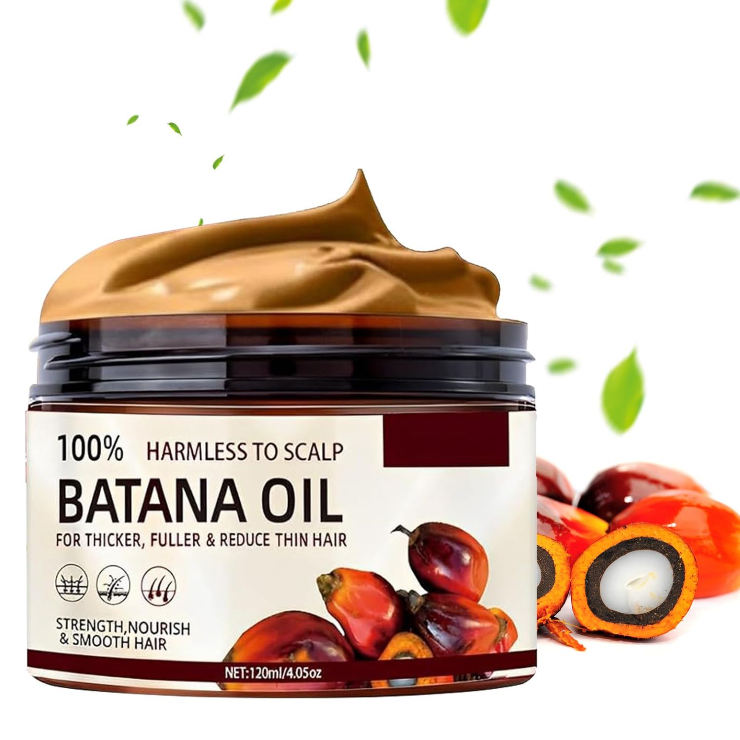 KaiRuiLin Organic Batana Oil for Hair Growthspoiled batana oilNatural Pure100 Percent Pure Batana OilPrevent Hair Loss and Enhances Hair Thickness in Men Women 120mL(4.05Fl.Oz), Brown