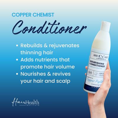 Copper Chemist Hair Growth Conditioner For Thicker, Fuller, Highly Moisturized Hair, Doctor Developed, Repair Hair, Healthy Scalp, All Natural