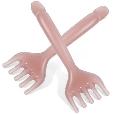 FOMIYES 2 Pcs Wide Teeth Hair Combs, Scalp Massager Combs, Resin Head Massager, Portable Scalp Stimulator for Itch Relief