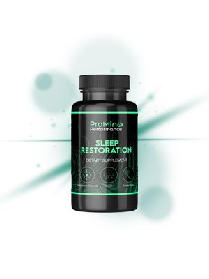 ProMind Sleep Aid- Nootropic Infused with Magnesium Glycinate, Tryptophan, Ginkgo, L-Theanine, 5-HTP and Valerian Root, 120 Capsules - 40 Servings