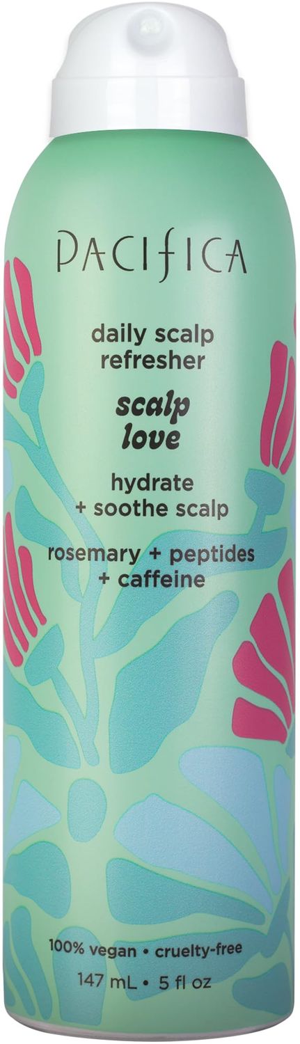Pacifica Rosemary Mint Scalp Refresher Spray 5oz - Cooling Daily Scalp Treatment for Itchy Dry Scalp, Refreshes Moisturizes, Vegan Leave-In Hair Mist for All Hair Types, Non-Greasy Cruelty-Free