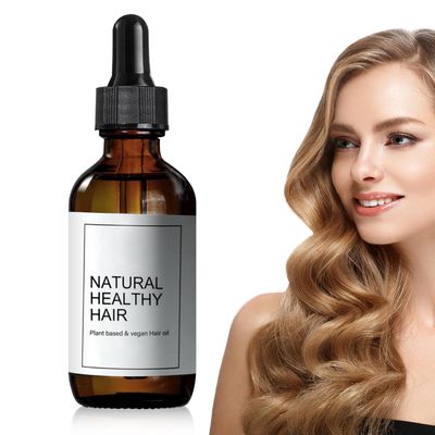 Natural Hair Growth Oil, Natural Healthy Hair Oils, Vegan Hair Growth Oil for Thickness, 60ml