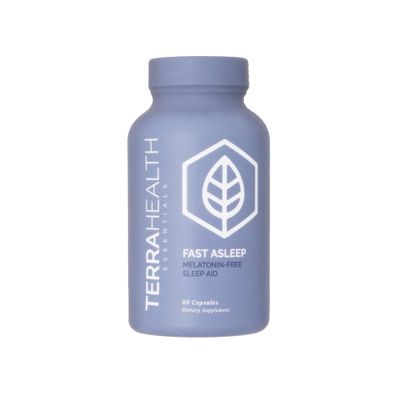 Terra Heath Essentials Fast Asleep - Melatonin Free, Sleep Support, Helps with Sleeplessness Restlessness - All Natural, 30 Day Supply