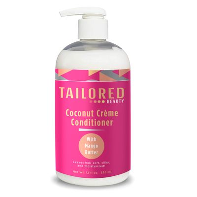 Tailored Beauty Coconut Crme Conditioner wMango Butter - Grow Strong Healthy Hair - 100 Natural Daily Conditioner with Mango Butter For All Hair Textures Skin Types