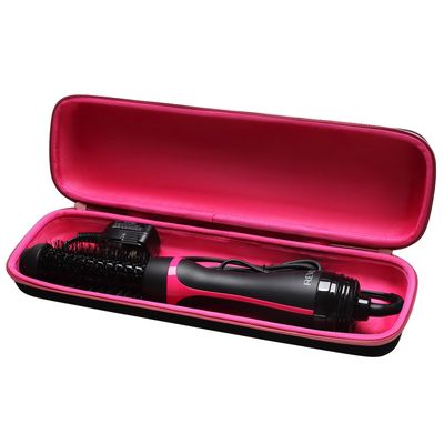 LTGEM EVA Hard Case for Revlon One Step Root Booster Round Brush Dryer and Hair Styler - Travel Protective Carrying Storage Bag, Pink