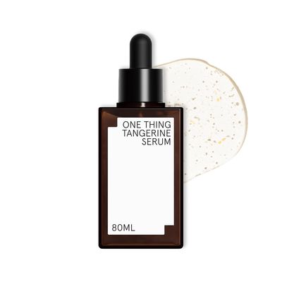 ONE THING Tangerine Serum 2.7 Fl Oz Citrus Vitamin C HA Hyaluronic Acid Hydrating Brightening Facial Ampoule for Glowy Glass Skin Discoloration Breakouts Dull Tone Vegan Korean Skin Care