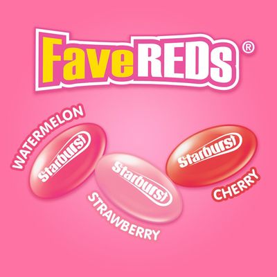 STARBURST FaveREDs Jelly Beans Easter Candy Gifts, 14 oz