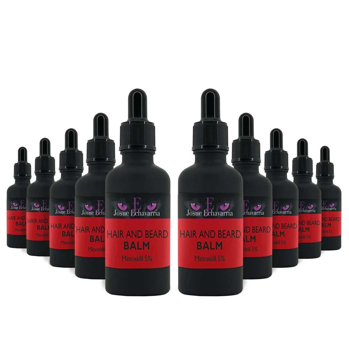 Treatment for Beard and Hair Minoxidil 5, with Bergamot. 10 Bottles of 50ml each. Buy at a wholesale price!