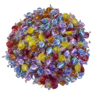 Sugar Free Assortment Hostess Deluxe Mix Hard Candies -3lbs Bag Individually Wrapped Keto And Diabetic Friendly Gourmet Nostalgic Flavored Hard Candy Discs (48oz)