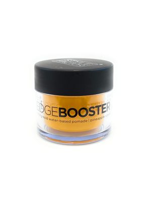 Style Factor EDGE BOOSTER Strong Hold Water Base Pomade- Excellent for Taming Edges Braiding Hair (Pineapple, 0.85oz)