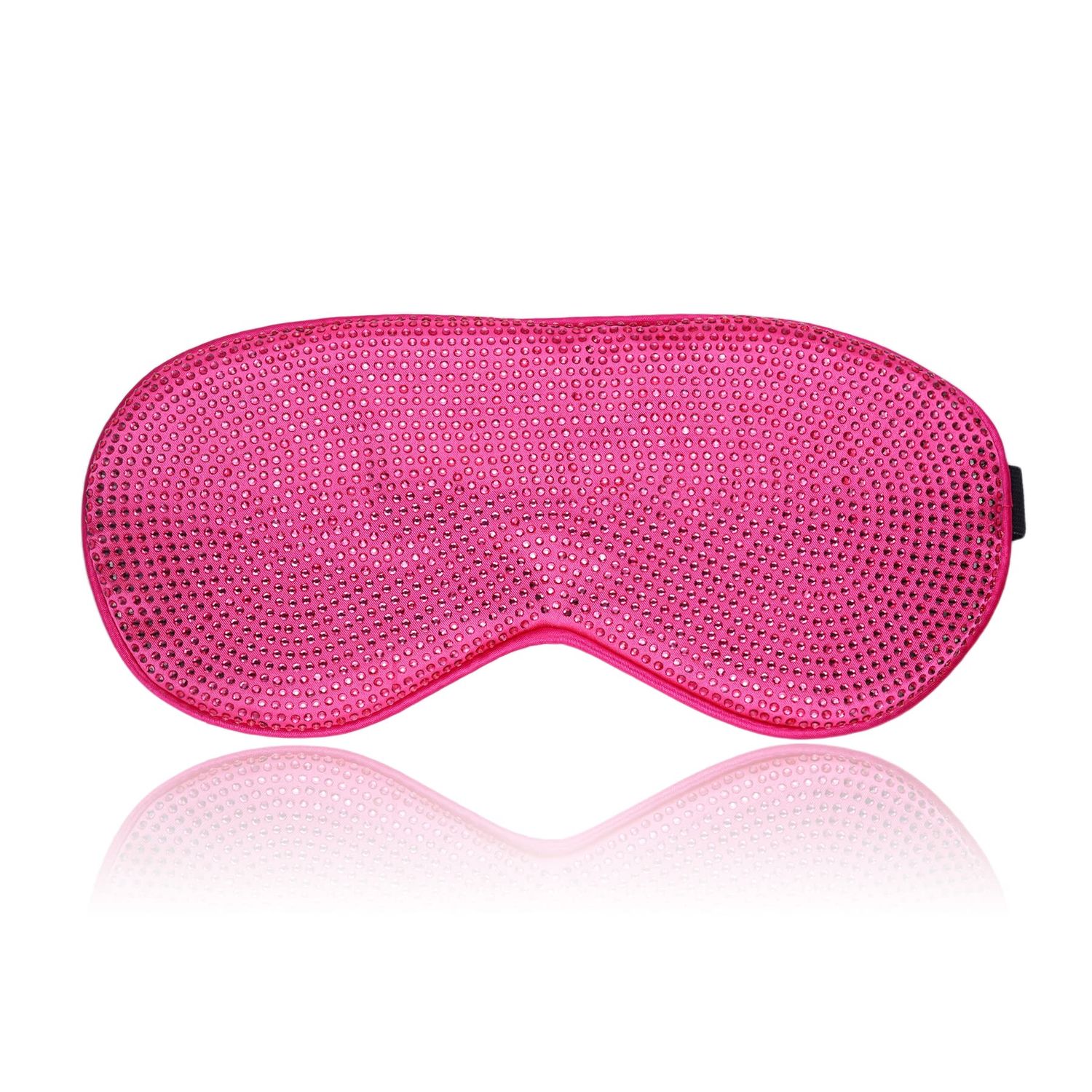 Natalie Mills Bling Sleeping Masks! Beauty Sleep Masks! REAL Silk Eye Masks! (Pink)
