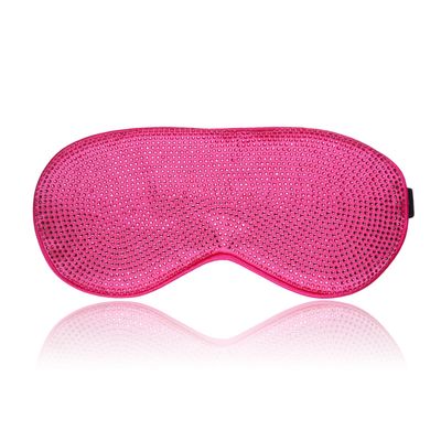 Natalie Mills Bling Sleeping Masks! Beauty Sleep Masks! REAL Silk Eye Masks! (Pink)