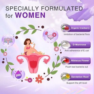 ZEBORA Probiotics for Women Digestive Health with Enzymes Prebiotics 100 Billion CFUs Vaginal Probiotics with D Mannose Cranberry Urinary Tract Health Immune Support, 90 Capsules