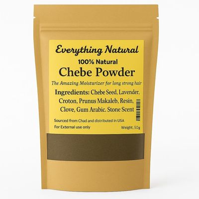 Authentic Traditional Organic Chebe powder from Chad 50g (1.76 ounce)