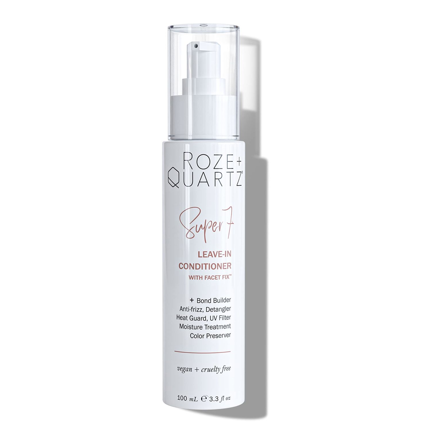Roze Quartz Super 7 Leave-In Conditioner Seven Benefits for All Hair Types (3.3oz)