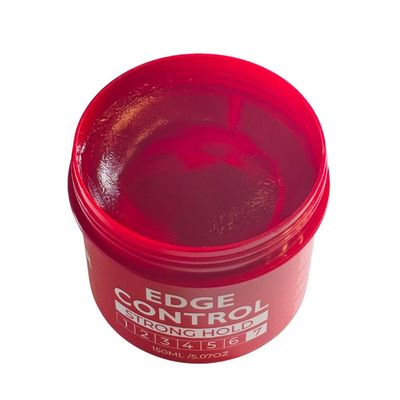 RiamCosmetics Strong Hold Edge Control Gel with Castor Oil - Non-Greasy, Non-Flaking, No White Residue, Long-Lasting, Supports Hair Growth, Natural Formula, For All Hair Types, 5.7 Fl Oz
